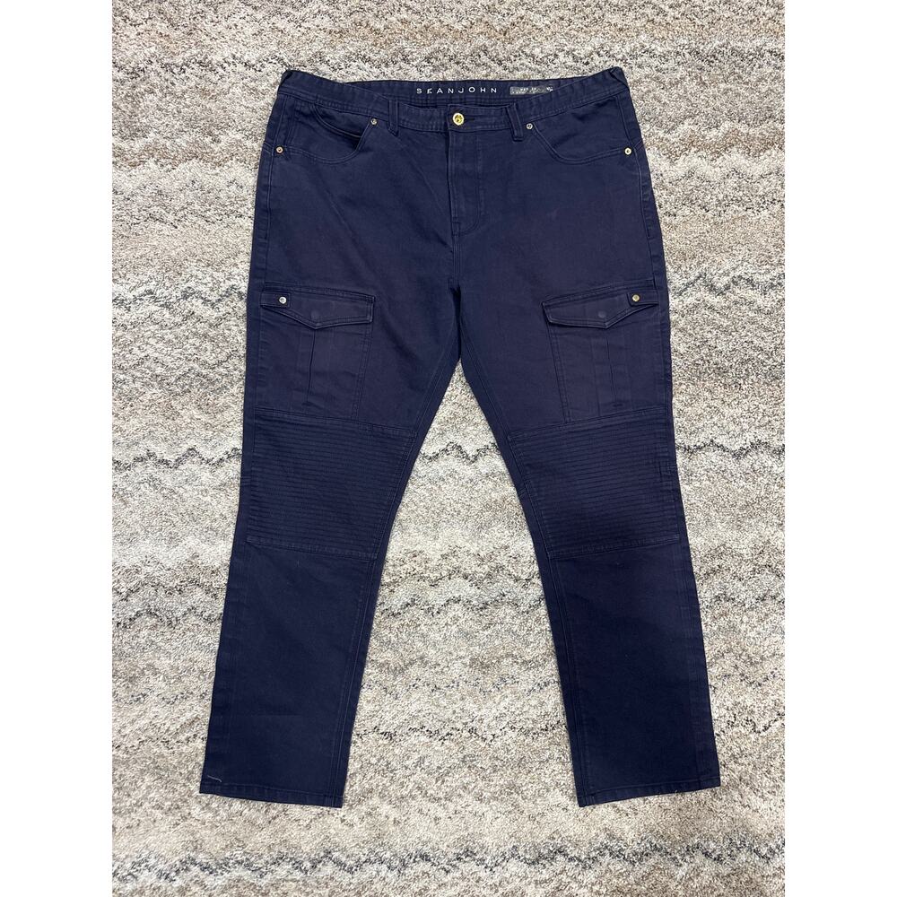 Sean John Mercer Slim Straight Stretch Bluish/Purplish Jean(PLEASE READ)